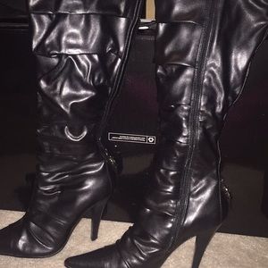 Black boots